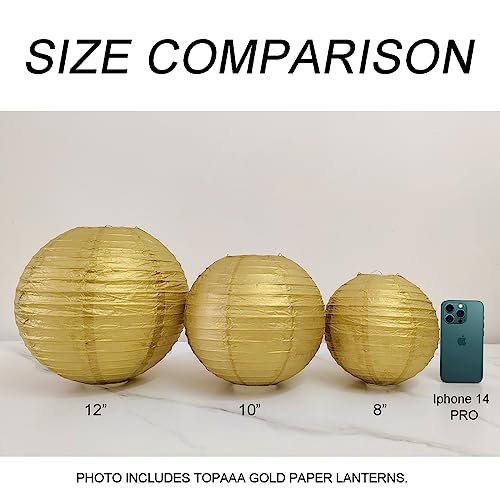 Image of 8 Inch Cloud Dragon Paper Lantern, Chinese Japanese Paper Lantern Lamp(Set of 5, Beige)