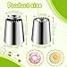 Suuker Sultan Tube Piping Tips Set, Stainless Steel Cake Decorating Tips, Frosting Icing Tips for Cupcakes, Cake, Cookie and Decorating（795S 796S）