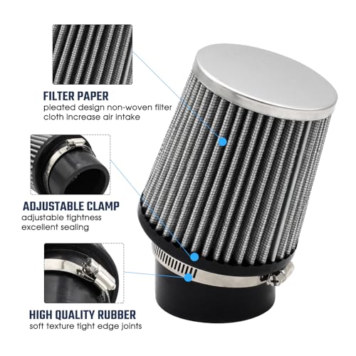 Image of Upgraded Mini Bike Air Filter Adapter Kit for Predator 212cc Coleman CT200U CT200U-EX BT200X KT196 224cc 196cc 6.5hp Honda GX160 GX200 Engine Go Kart Performance Parts