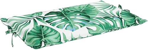 Miniatura 6 de Cojín para tumbona con patrón de hojas, cojines de tela Oxford para sillas de Comedor para sillas de patio al aire libre, cojines de repuesto para