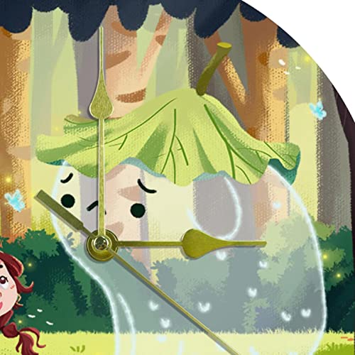 Horloge murale en acrylique motif Forêt à offrir pour une pendaison de crémaillère - 3