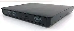 Gravador E Leitor Dvd/cd Externo Slim Usb 3.0 Portátil (Preto)