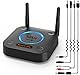 1Mii Großer Reichweite Empfänger, HiFi Kabelloser Audio Adapter, aptX Low Latency Bluetooth 5.1 Receiver mit 3D Surround für Stereoanlage Lautsprecher, Optisches Koaxial 3,5mm RCA AUX