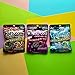 Konbini Japan - Fettuccine Japanese Gummy Candy Sweets Snack - Cola, Soda, and Italian Grape Flavors (Pack of 3)
