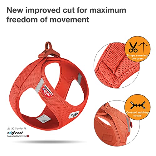 Vest Harness curli Clasp Air-Mesh Sun Orange M, Orange (Sun Orange) - Image 2