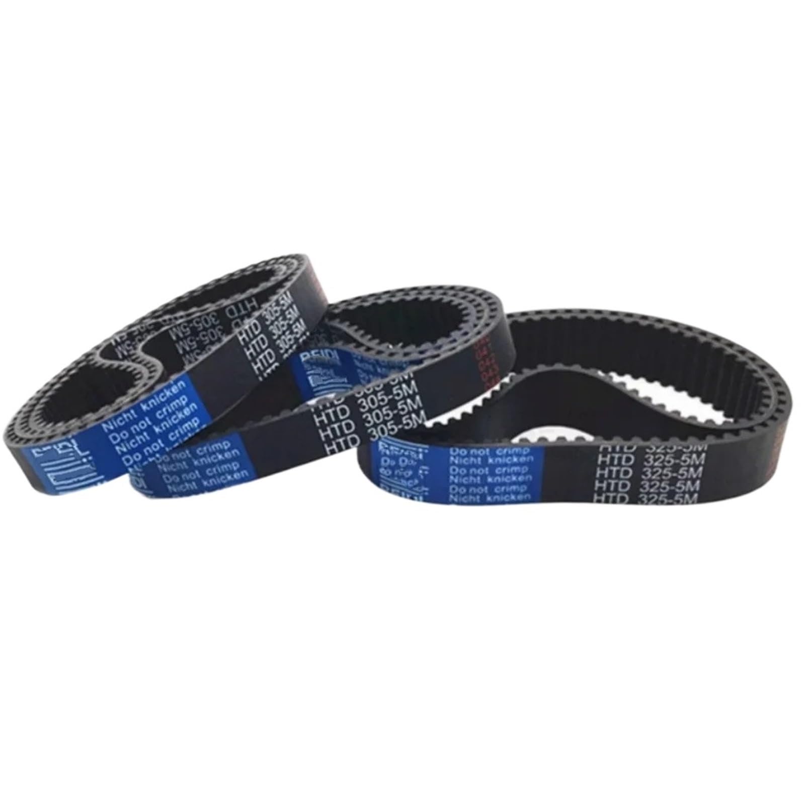 Cinghie Poly-V Cinghia Distribuzione In Gomma HTD 5M Larghezza 10/15/20/25/30/40Mm Perimetro 505/510/515/520/525/530/535/540/545/550/555/560/565/570/575/580Mm | 5M-535mm,10mm