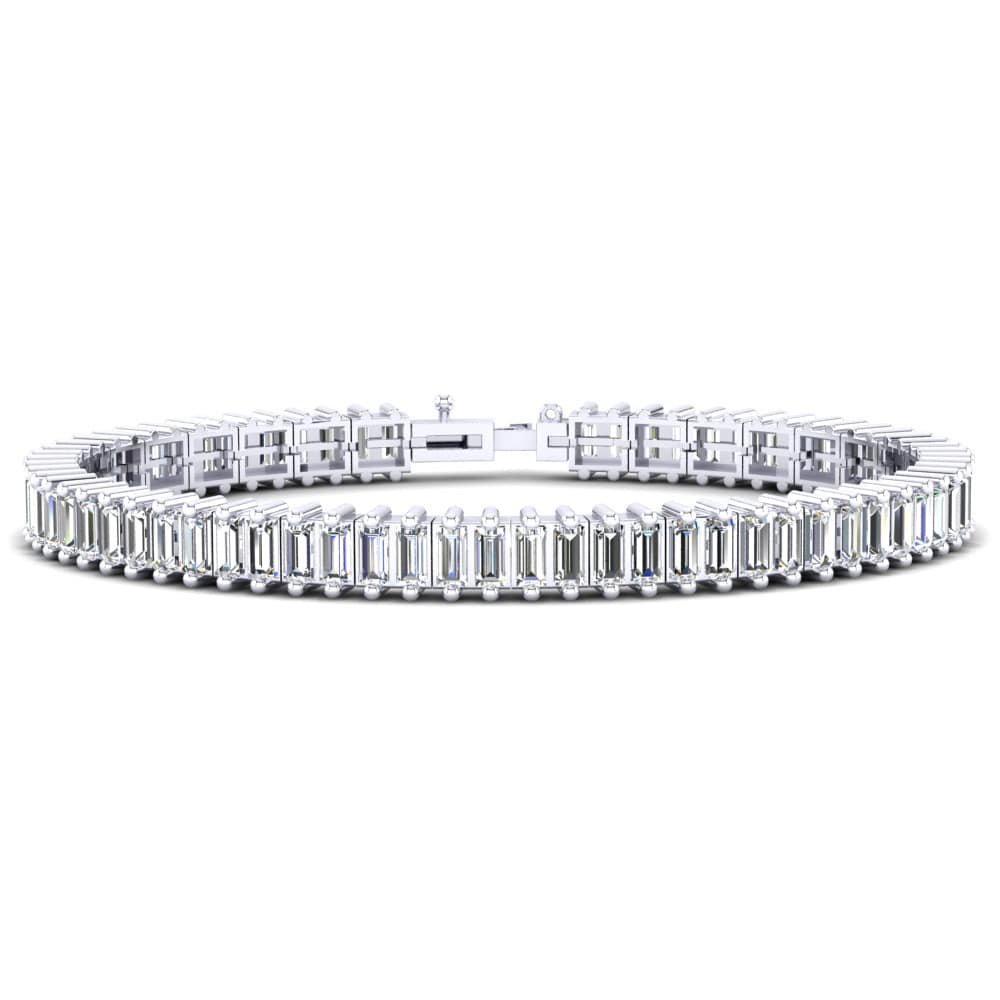 Moneekar Jewels AAA Quality Baugettes Silver Plated Eternity Band Bangle for Women Girls (B084TLMCKJ) Amazon Price History, Amazon Price Tracker