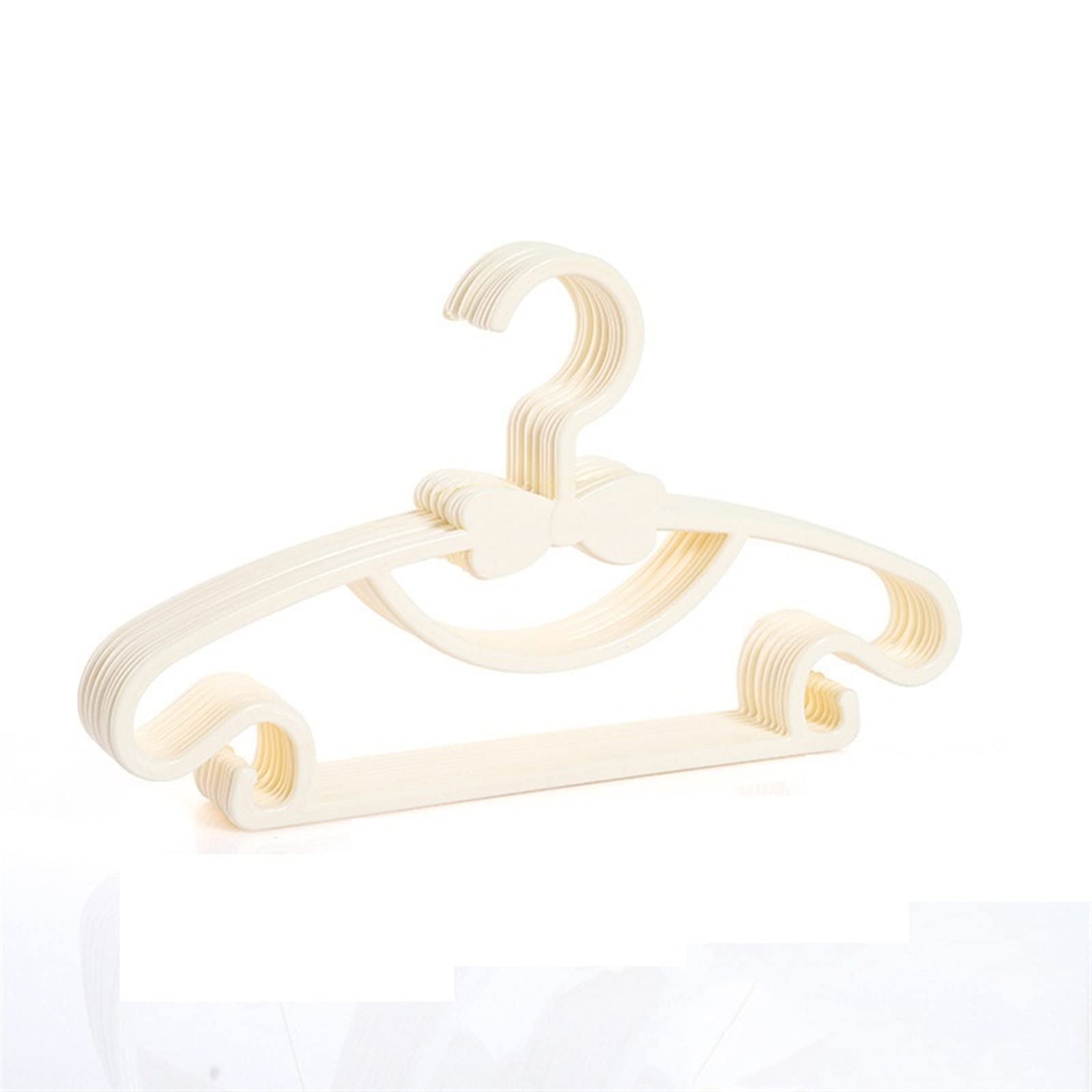 JINGYAN Standard Hangers Hanger Rack Portable Display Plastic Clothes Storage(Yellow)