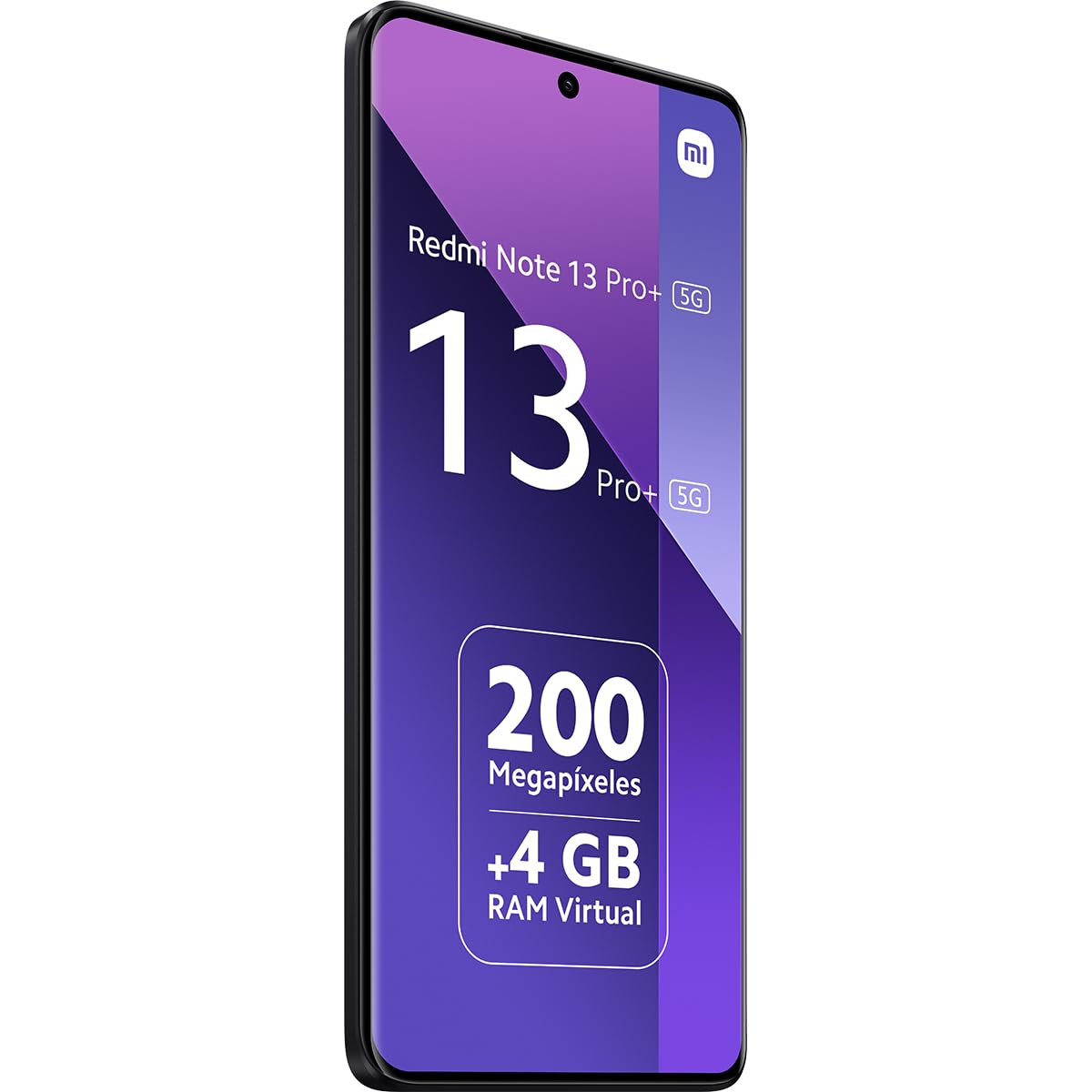 XIAOMI Redmi Note 13 Pro+ 5G Plata - Smartphone 8+256GB, procesador MediaTek 4nm, cámara 200MP, HyperCharge 120W, Pantalla 3D Curva, protección IP68, Accesorios no incluidos (Reacondicionado)