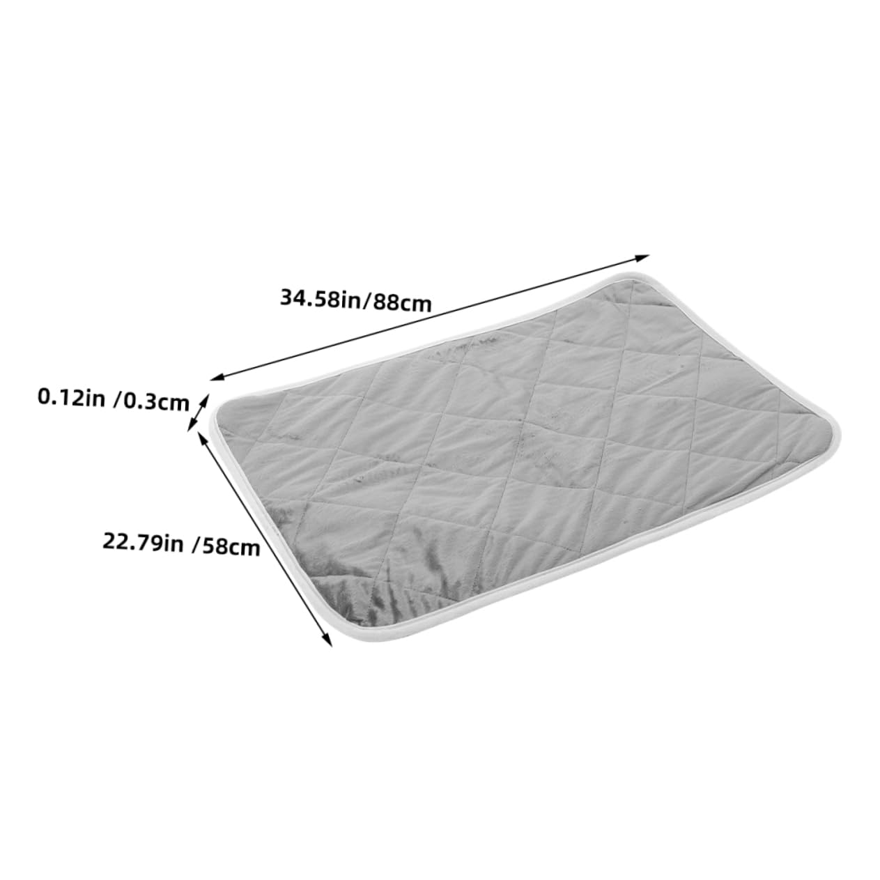 CORHAD Heated Pet Pad Large Warmth Self Warming Pad for Outdoor Use Soft Durable