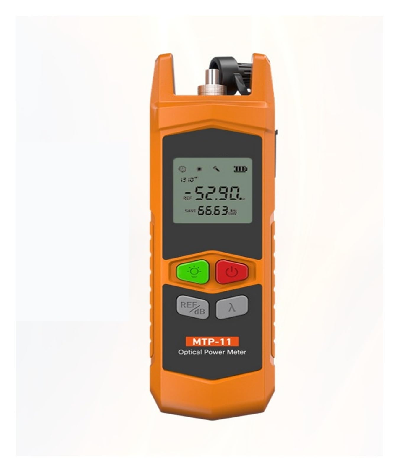 Cfwwsaq One Color Fiber Tester, Fiber Optical Power Meter Mini Opm Mtp-11-A-G Fiber Optic Cable Tester Fiber Optic Ftth Tool Kit -70~6Dbm Opm Fiber Optic Tester
