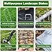 AAGUT Garden Stakes Pins, Landscape Staples 250 Pack 6 Inch 11-Gauge Galvanized Lawn Stake for Dog Fence, Weed Barrier Fabric, Ground Cover, Irrigation Tubing Soaker Hose, Chicken Wire