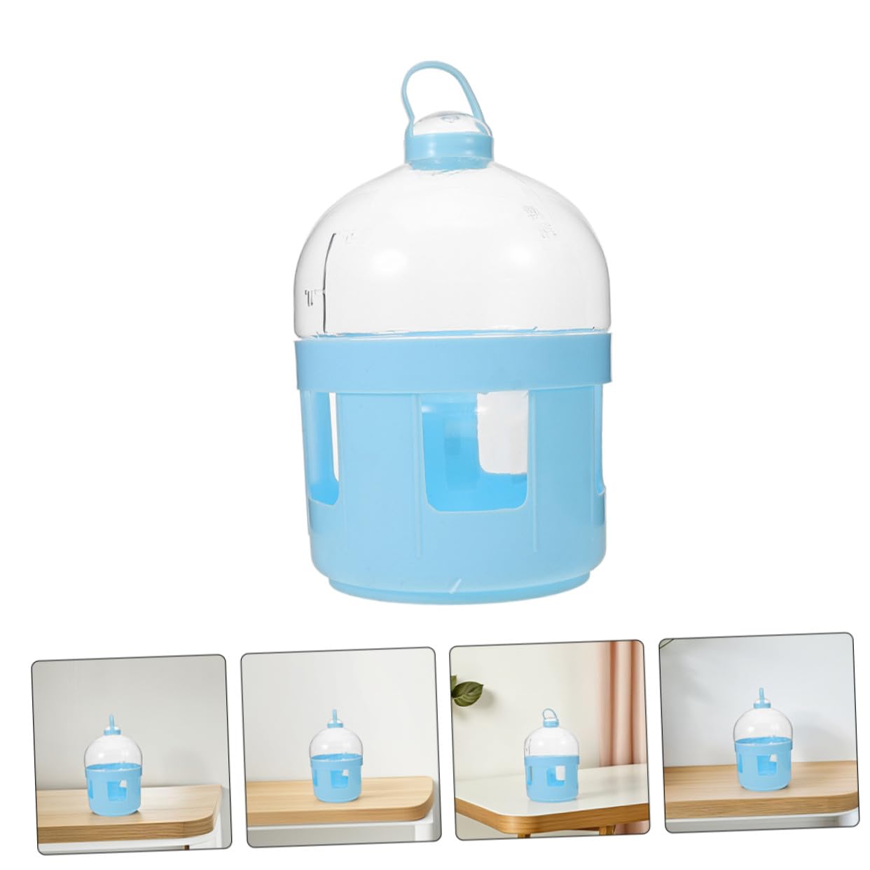 2 pezzi Distributore Acqua per Piccioni in Abs Robusto e Semplice da Pulire Abbeveratoio per Uccelli da Gabbia e Cortile Adatto Piccioni Viaggiatori Corsa Accessorio Completo per