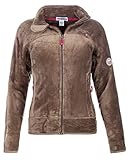 fleecejacke long damen Regular-Fit Geographical Norway Damen Fleecejacke Taupe L