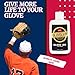 Glovolium Baseball Glove Oil Break in Kit - (Softball & Baseball Mitt Glove Conditioner Oil) - Bottle Bundled with Covey's Application Cloth to Break in Baseball & Softball Gloves (Regular, 4 oz.)
