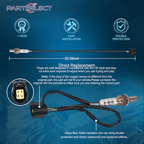 Sensor de Oxígeno Reemplazo 2PCS para Dodge y Jeep miniatura 4