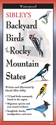 Sibley's Back. Birds of Rocky Mountain States (Foldingguides)