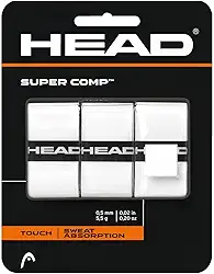 HEAD Super Comp Racquet Overgrip - Fita de aderência para raquete de tênis - Pacote com 3,