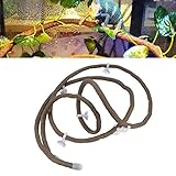 Akozon Life- Reptil de Ratán Rama Trepadora de Reptil Artificial Selva Flexible Decoración de Ratán de 9.84 Pies - Suministros para Mascotas/Reptiles y Anfibios/Decoración/Plantas (L)