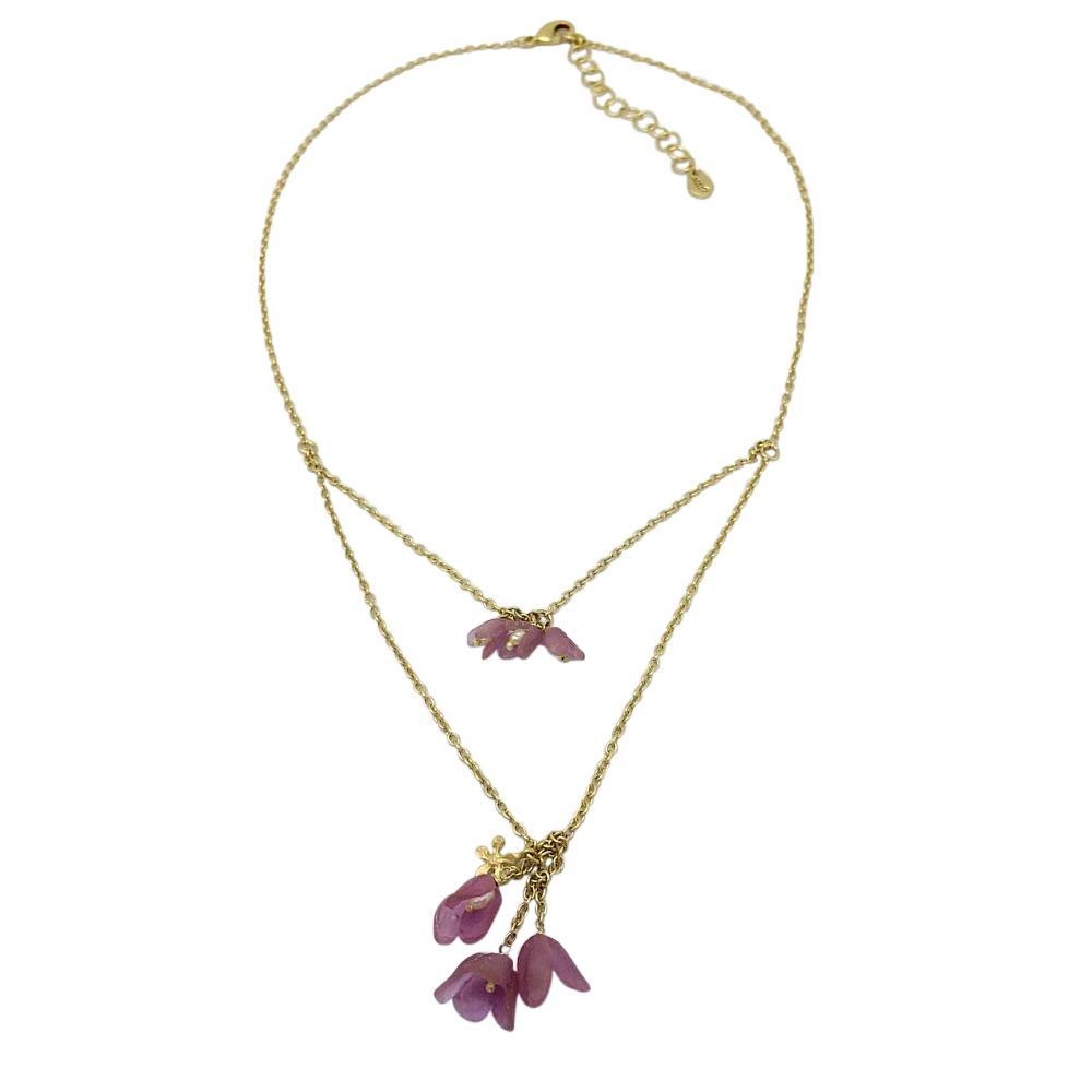 Apple Blossom Double Chain Necklace 9276