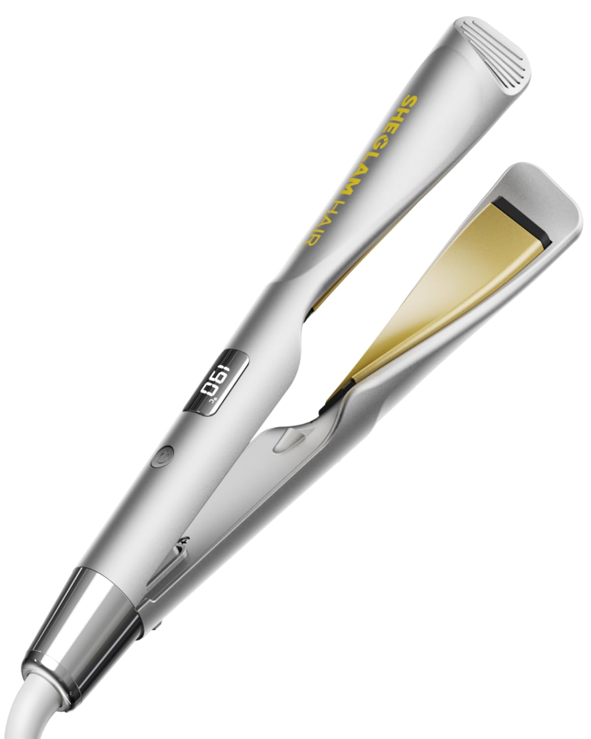 SHEGLAM Sleek Chic Twist Kiss 2-in-1 Styling Device, 1 Inch Nozzle, 60 Seconds Fast Heating, 20 Million Negative Ions, 5 Temperature Levels-image-7