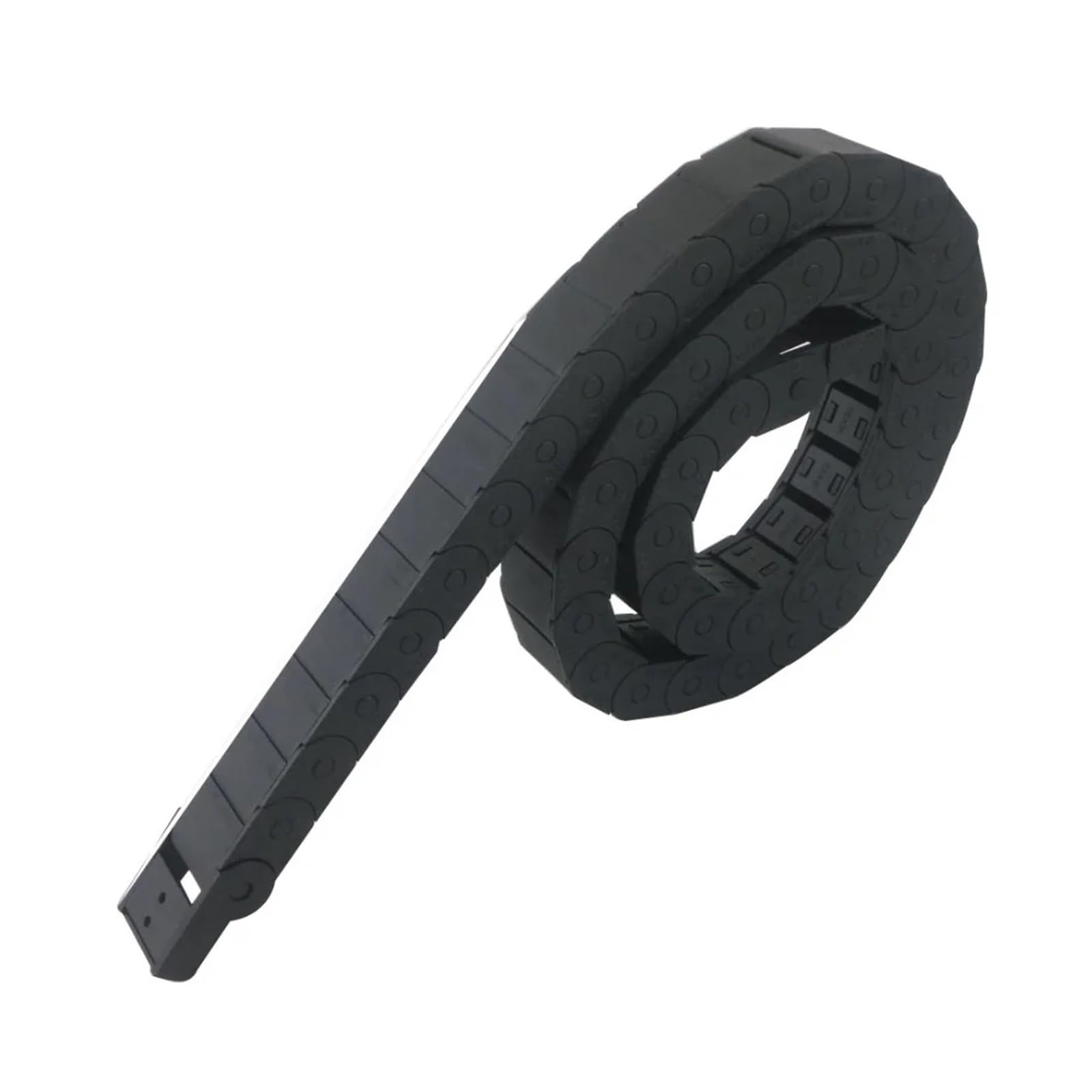 Equipos industriales Cadenas de transmisión 15 x 20 mm Tamaño Interno 1,01 M Cadena de Arrastre de Cable de Nailon Reforzado con plástico Cadenas de transmisión