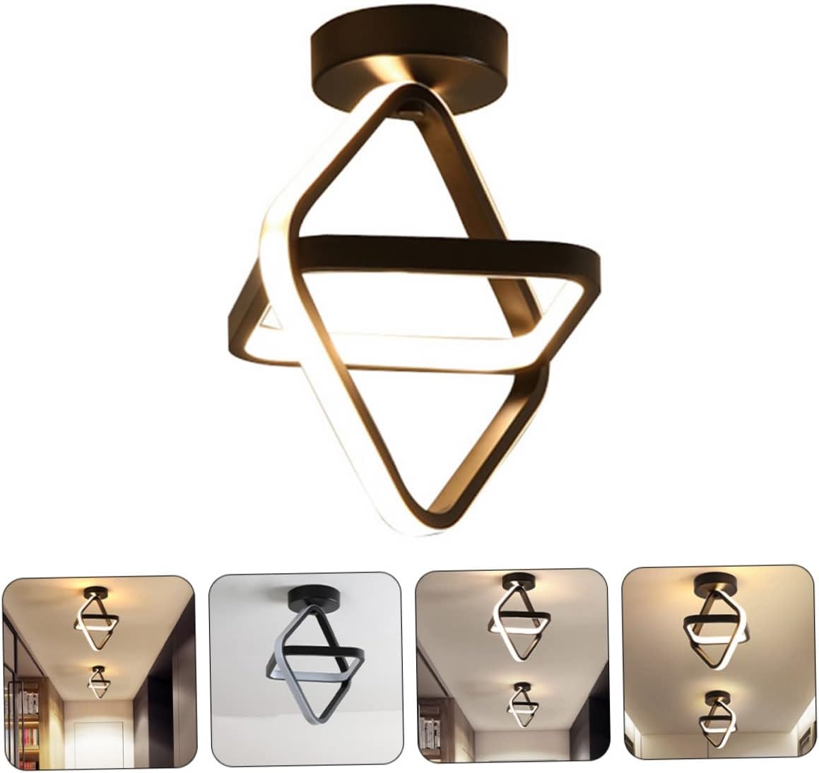 POPETPOP 1pc Nordic Style Simple Ceiling Light Sturdy Flush Mount Lamp for Room Bedroom and Hallway Creative Design Light