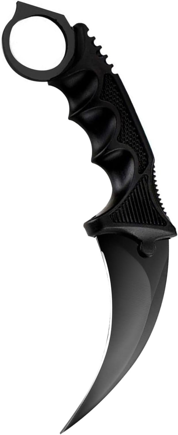 TOPOINT Karambit Knife, Stainless Steel Fixed Blade Knife with Sheath and Cord Knife CS-GO for Hunting Camping and Field Survival