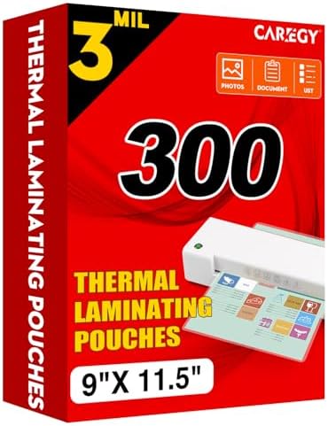 Aazon.co : 7 Il Letter Lainating Pouches 9 X 11-1/2 Lainator - Foto 2