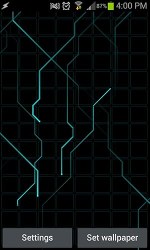 Tron Traces - Live Wallpaper