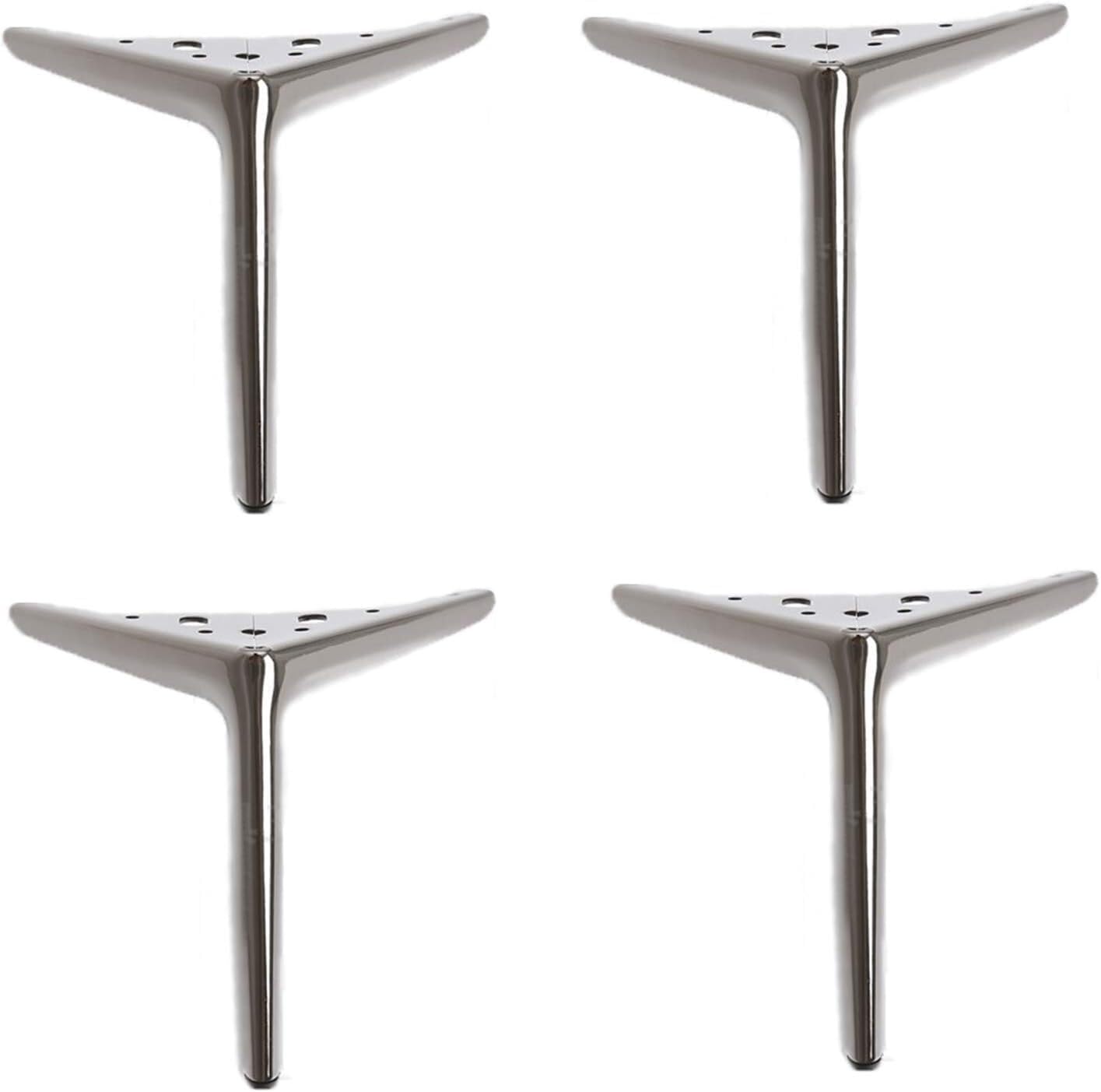 Rhllvj Gun Black Triangle Table Legs, 4 Diy Metal Furniture Legs For Cabinet, Sofa, Coffee Table, Tv Stand And Other Furniture Legs(,18Cm/7.08In)