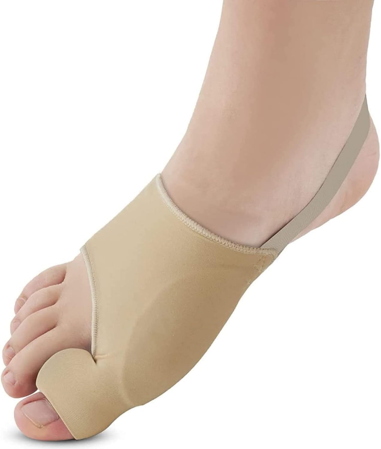 Photo 1 of KTSAY 2PCS Bunion Corrector for Women & Men, Big Toe Straightener with Splint & Pads, Comfortable & Breathable for Day/Night Support, Hallux Valgus Pain Relief Non-Slip Socks (2, Beige)