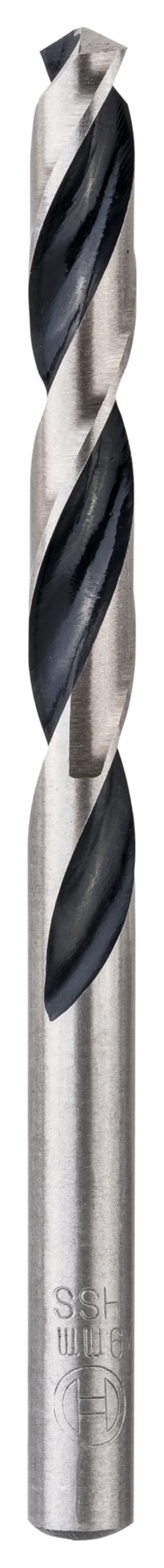 Bosch 1x Metal HSS Twist Drill Bit with Cylindrical Shank (for Steel, Non-Ferrous Metals, Ø 9,00 mm, Professional Accessory Drill Drivers)