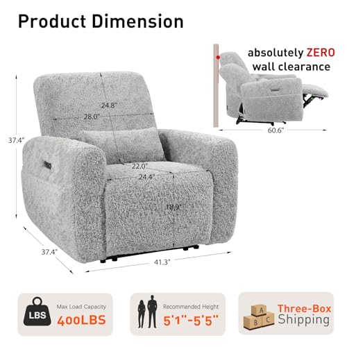 Sillón Plegable Gris Tela Plush miniatura 2