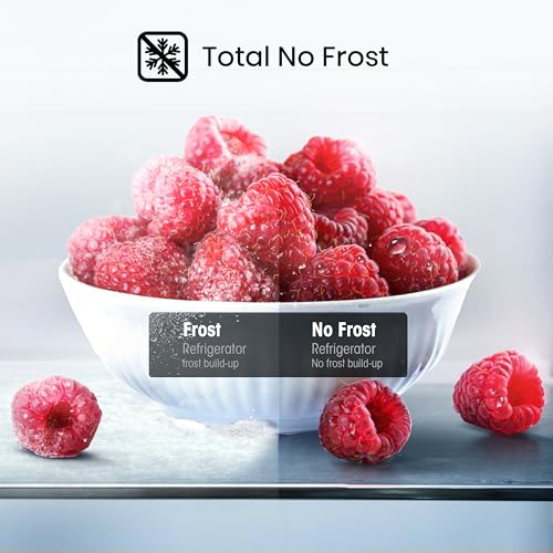 Hisense RB390N4WWE 60 cm Freestanding 60/40 Fridge Freezer - 304 litre Capacity - Total No Frost - Non-Plumbed Water Dispenser - White - F Rated - Image 4