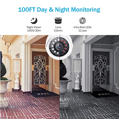 Annke 1080P Cctv Home Surveillance Bullet Add–On Camera, 2Mp Hybrid 4-In-1 Wired Security Camera With 100Ft Night Vision, Ip66 Weatherproof And Dustproof For Outdoor Use #TOP6