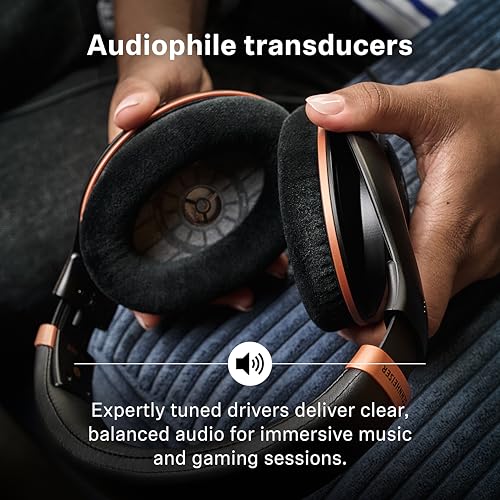 Sennheiser HD 505 - Wired Headphones Over Ear with Transparent Sound and Controlled Bass, Enhanced Comfort Studio Headphones for Music, Work, Gaming, Audiophiles, Students, Traveling, Copper Edition - Image 4