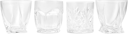 Miniatura 7 de IBSJB Juego de vasos de whisky. Hay dos copas de vino, cinco piedras frías y un clip en la caja de regalo. Adecuado para beber todo tipo de whisky