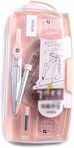 Math Compass Geometry Set 7 Pieces Math Supplies Kit,Including Compass ...