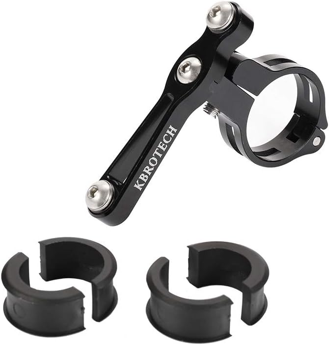 Bicycle Water Bottle Cage Holder Adapter Adjustable MTB Road Bike Handlebar Water Bottle Holder Seat Post Bottle Mount (Sigle Black)