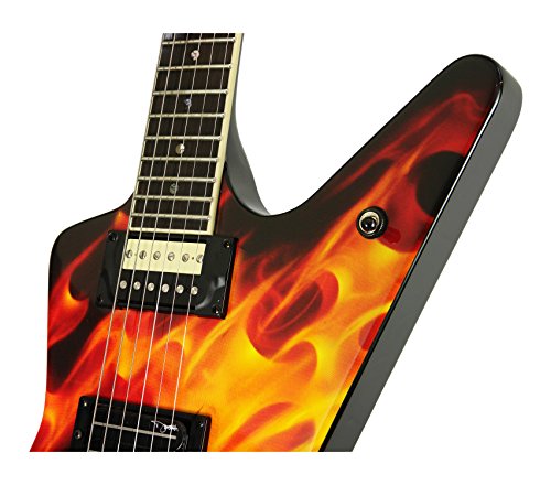 Dean Dimebag ML Body Electric Guitar, Dime-O-Flame