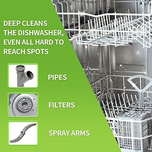 Natruth Dishwasher Cleaner And Deodorizer Tablets -30 Pack For Deep Cleaning, Deodorizing & Protecting, Prevents Buildup For Optimal Dishwasher Performance.heavy Duty And Septic Safe.clean Dish Washer Machine For Limescale, Hard Water, Calcium, Odor, Smell - 12 Month Supply #TOP2