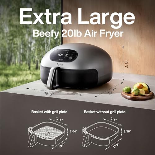 Typhur Dome 2 Large AI Smart Air Fryer, 15-in-1 Dual Heating, Self-Cleaning - 3