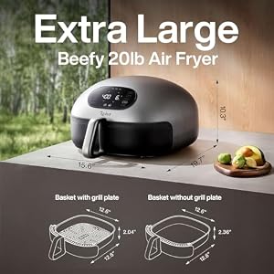 Typhur Dome 2 Large AI Smart Air Fryer, 15-in-1 Dual Heating, Self-Cleaning — photo 4 of 6