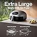 Typhur Dome 2 AI Upgraded Air Fryer, Extra Large Airfryer with Superior Airflow, Self-cleaning Smart Digital Fryer with PFAS free Basket for Quick Easy Meals, Fits a 12