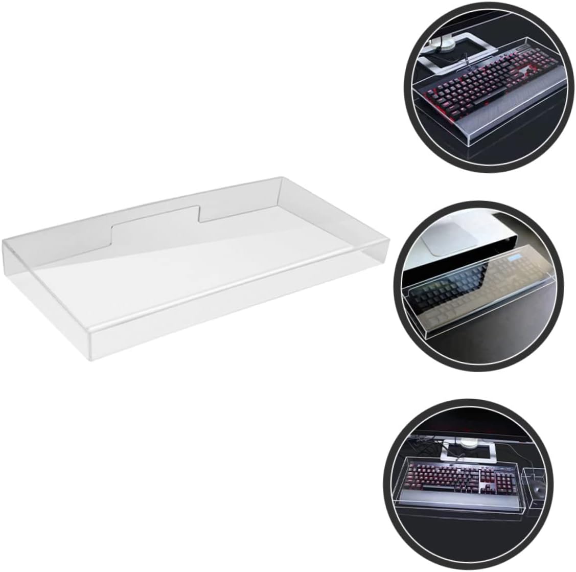 Acrylic Keyboard Protector Cover Dust Cover for Mechanical Keyboards Versatile and Easy to Clean