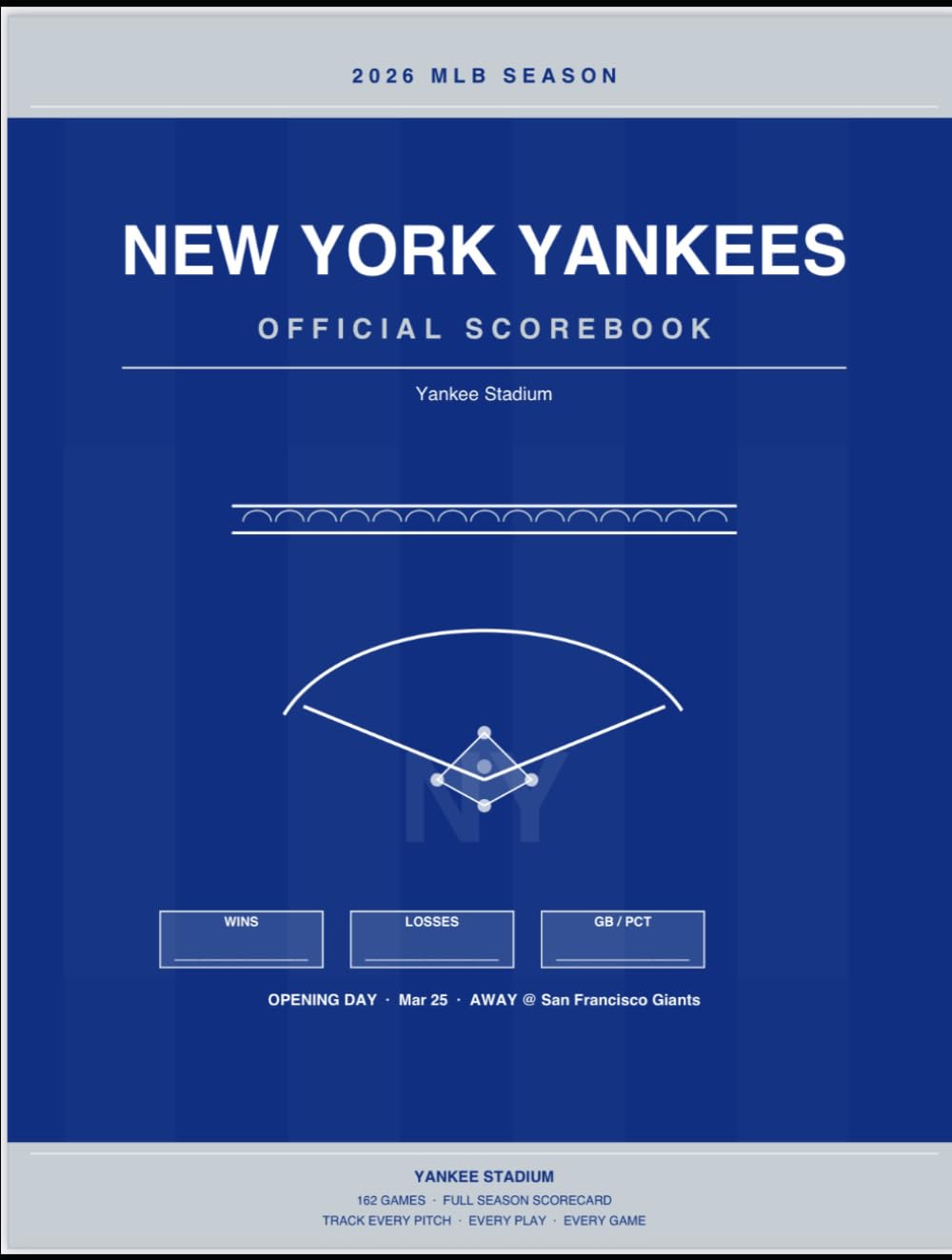 New York Yankees 2026 Season Scorebook