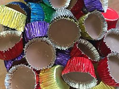 Icy Cups | Chocolate Candy Cup in Foil case | Mini Choc Treats | Vegetarian (200g)