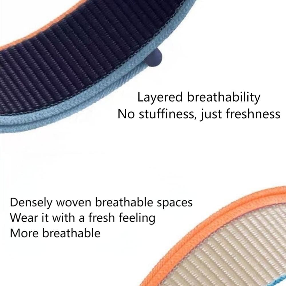 Bransoletka kompatybilna z Xiaomi Mi Smart Band 8 Pro / 9 Pro / Redmi Watch 4 / Watch 5, regulowany pasek do zegarka, miękki nylonowy pasek zapasowy dla kobiet i mężczyzn