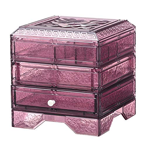 Boîte de rangement en acrylique anti-désordre pour maquillage et rouge à lèvres